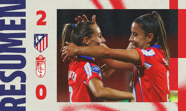 Resumen del Atlético de Madrid Femenino 2-0 Granada